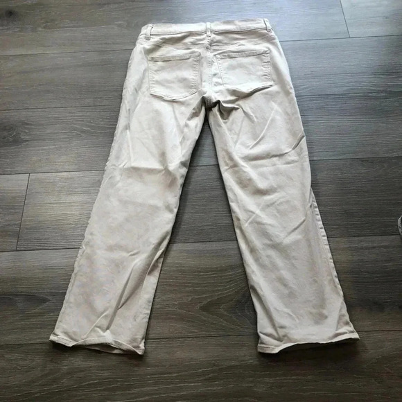 Express Straight Crop High Rise Khaki Jeans NWT Size 8 - Picture 11 of 11